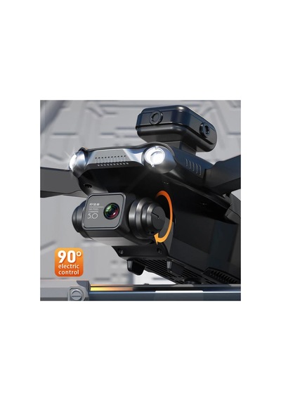 V28 360 Engelden Kaçınma Özellikli Çift Kameralı Drone Hd Hava Çekim - Taşıma Çantalı