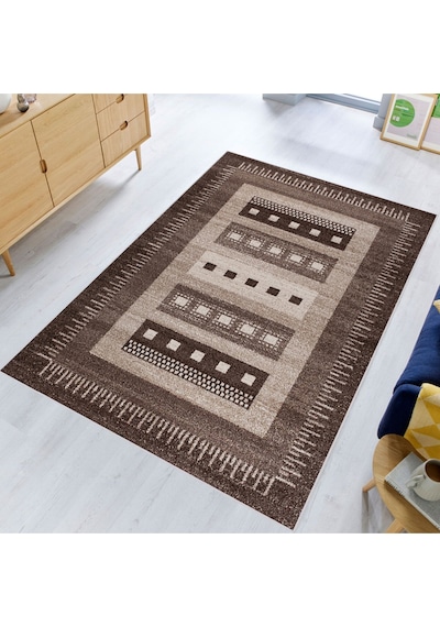 Rovigo Home Dijital Baskı Yıkanabilir Kaymaz Taban Salon Halısı RVG0370 Çok Renkli