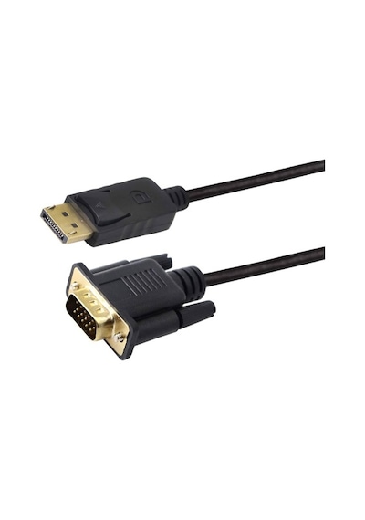 Displayport Vga Kablo 1.8 Metre Dp Vga Kablo