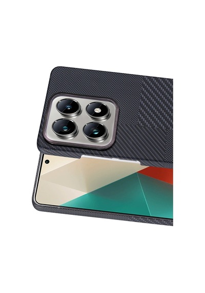 Xiaomi Mi 14t Pro Vega Magsafe Kapak - Siyah Düz Renkli