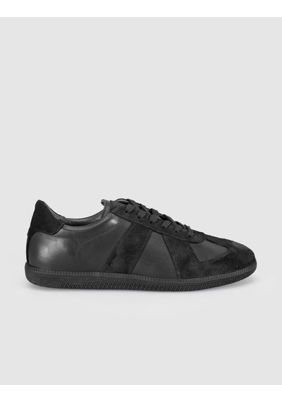 Siyah Süet Deri Kadın Sneaker