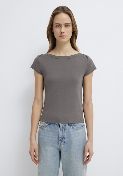 Mavi - Gri Basic Tişört 1613807-70095 Gri