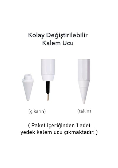 Apple Uyumlu iPad  Pro 12.9 4. Nesil 2020 Active Stylus Özel Yazı / Çizim Kalemi Palm Rejection Dokunmatik Kalem