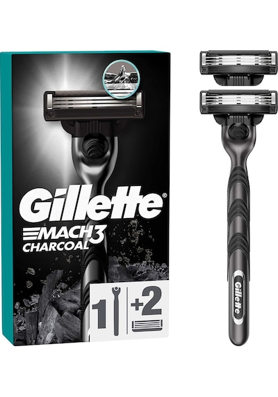Gillette Mach3 Charcoal Yedekli Tıraş Bıçağı