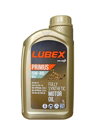 Lubex Primus Mv 5W-40 Tam Sentetik Motor Yağı 4 x 1 L