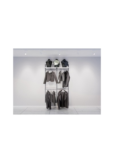 Mağaza Raf Sistemi, Askılık Sistemi, Butik Rafı, Mağaza Stand, Giyinme Odası-120 200 Çok Renkli