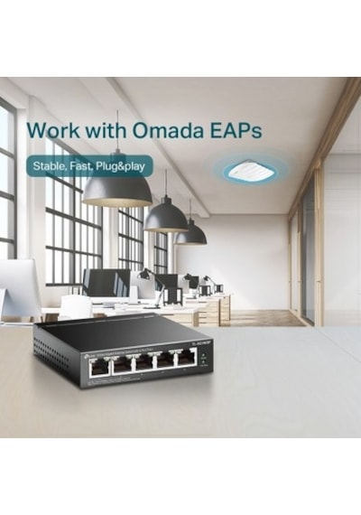 Tp-link Tl-sg1005p 5 Port 4 Port Poe+ 10-100-1000 Mbps Switch Çelik