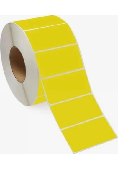 Termal Etiket Sarı Eczane 40x60 1000 Sarım Diğer