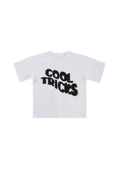 Civil Boys Cool Trıcks Baskılı 6-9 Yaş Tişört - Beyaz
