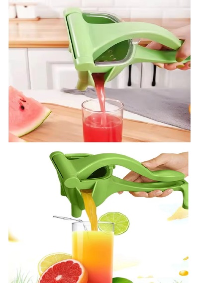 Manuel Plastik Meyve Portakal Karpuz Limon Sıkacağı Kollu Sebze Suyu Sıkma Limonata Aparatı Aleti Çok Renkli