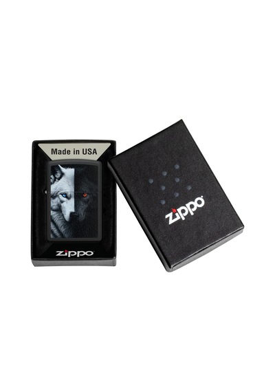 Zippo 218 Wolf Design Çakmak Çok Renkli