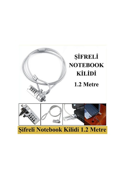 Şifreli Bilgisayar Ve Notebook Kilidi - 1.2 Metre