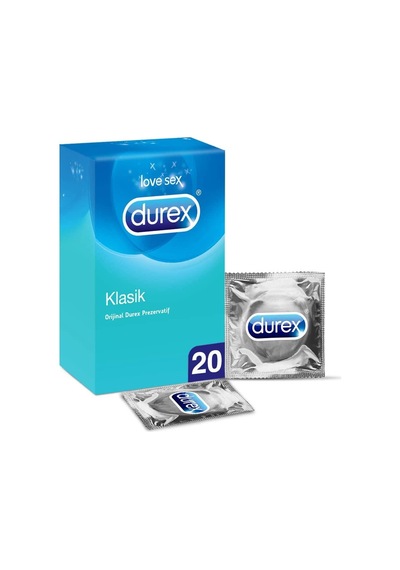 Durex Klasik Prezervatif 20'li Avantaj Paket