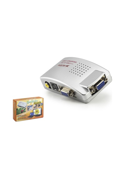 Apronx Apx895 Vga To Av Görüntü Dönüştürücü Gri