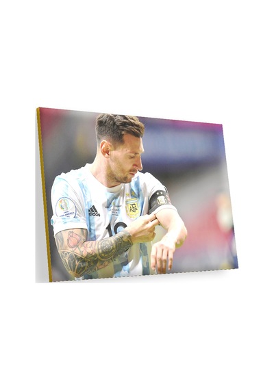 Cakasepetim Kaptan Messi Arjantin Milli Şampiyonu Ahşap Mdf Tablo