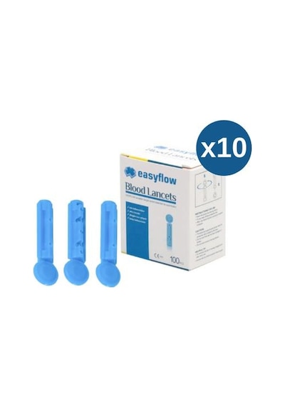 Easyflow Lanset Parmak Delme Iğnesi 100'lü 10 Kutu