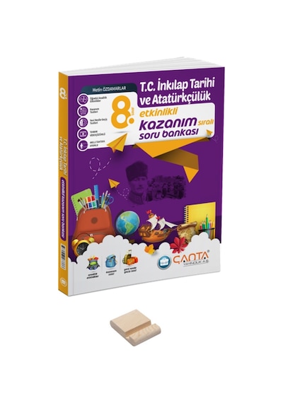 Lgs 8. Sınıf Etkinlikli Kazanım İnkılap Tarihi Soru Bankası Ve Telefon Tutucu