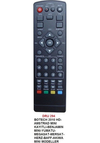 Botech 2010 Hd-Amstrad Mini-Uydu Kumandası