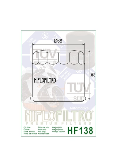 Arctıc Cat Atv Yağ Filtresi Hıflo Hf 138