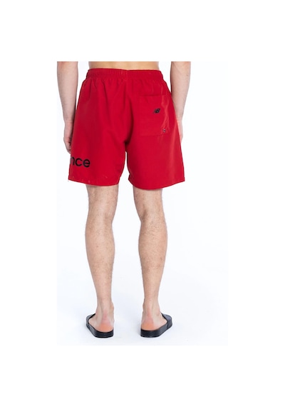 New Balance Baskılı Erkek Kırmızı Deniz Şortu Mns1324-red