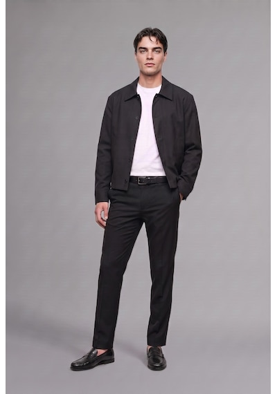 Defacto Regular Fıt Polo Yaka Düğmeli Yan Cepli Blazer Ceket H4697ax26aubk27 Siyah-bk27