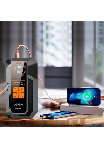 Tr A9944 Araç Takviye Cihazı Ve Hava Kompresörü 16000mah 150 Psı Lastik Şişirme Pompası