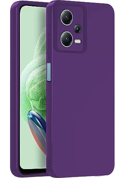 Newface Xiaomi Redmi Note 12 Pro 5g Kılıf Nano İçi Kadife Silikon - Mor Diğer