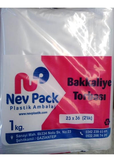 Bakkalı̇ye Şefaf Poşet Şeker Torbası 23X36 1 KG