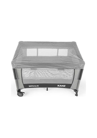 Kanz WithMe II Ara Katlı Anne Yanı Park Yatak Siyah 70 x 110