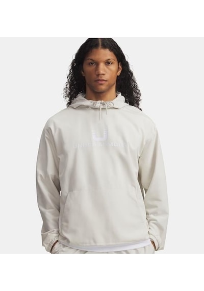 Under Armour Ua Unstoppable Wvn Hoodie Erkek Sweatshirt-31732 beyaz