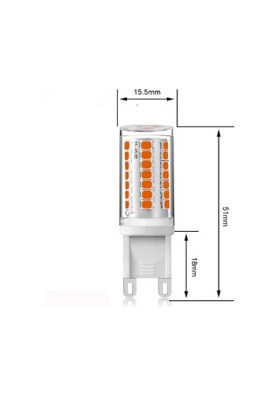 Cata Ct-4249 3w 220 Volt G9 Duylu Led Geniş Açı Kapsül Ampul Günışığı