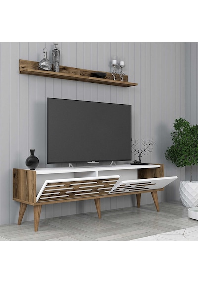 Variant Valensiya 140cm Tv Ünitesi - Ceviz / Beyaz