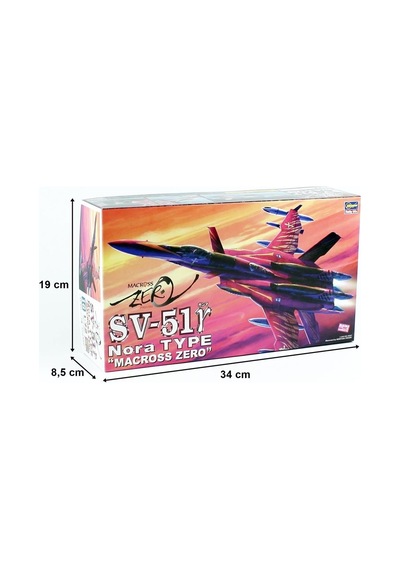 Hasegawa 16 65716 1/72 Ölçek, Sv-51 Nora Type, Macross Serisi, Bilim Kurgu Plastik Model Kiti-51505