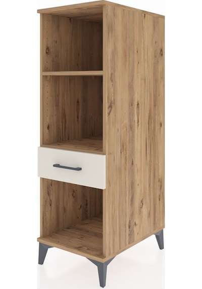 Kronos Dolap 2 Raflı Tek Çekmeceli 44x59x134 Çam-aytaşı Çam