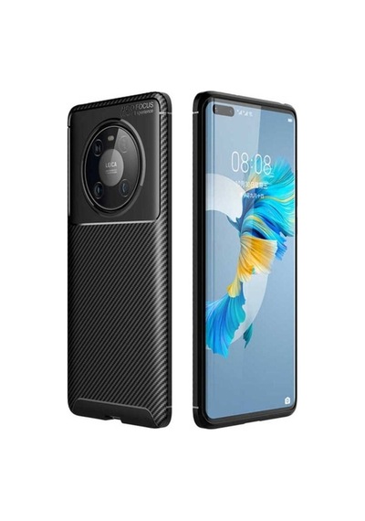 Huawei Mate 40 Pro Kılıf Zore Negro Silikon Kapak Siyah