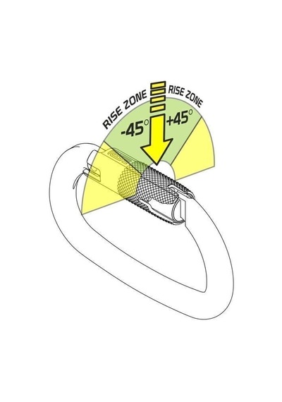 Kong Ovalone Alu Rıse Lock 26kn Otomatik Triactlock 3 Kilitli Alüminyum Oval Karabina 712le0opokk Or Turuncu