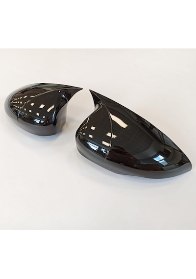 Ford Fiesta 2006 2007 2008 2009 Uyumlu Araca Özel Yarasa Batman Piano Black Ayna Kapağı Takımı