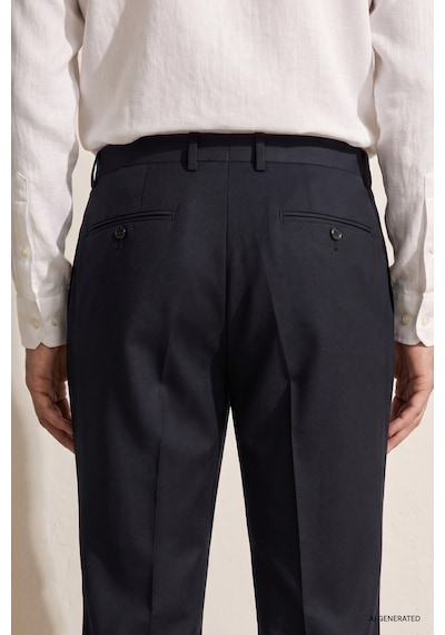 Twn Lacivert Düz Kumaş Pantolon 7ef03hc02345m Çok Renkli