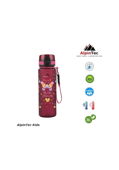 Alpintec Kelebek Gülkurusu Tritan Çocuk Suluk Matara 500 Ml Diğer