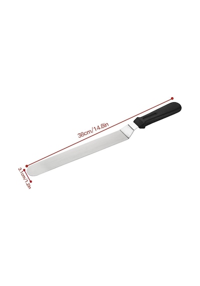 Nar Kalıp Eğik Pasta Sıvama Spatula 25cm