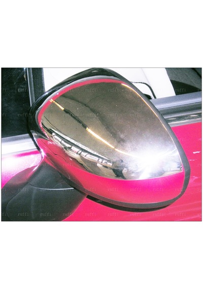 Fiat 500 Krom Ayna Kapağı 2 Parça 2007-2012 Paslanmaz Çelik
