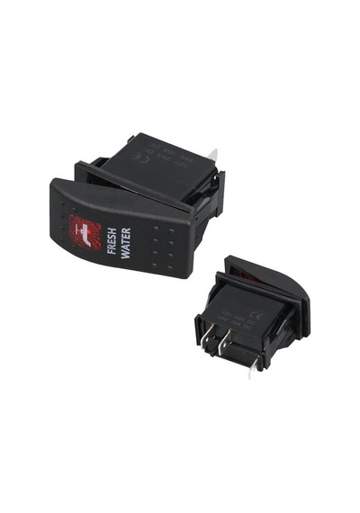 Powermaster Hidrafor Sembollü Işıklı 3 Pinli On-off 12-24v Marin Switch