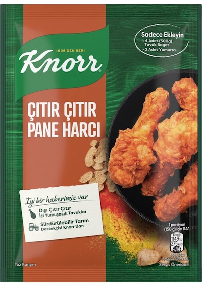 Knorr Çıtır Pane Harcı 4 x 90 G
