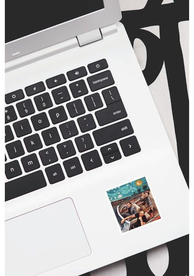 Art Sanat Tasarımlı Laptop Notebook Tablet Telefon Sticker Set 009