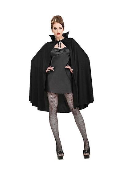 Siyah Renk Yakalı Halloween Pelerini 90 Cm 5680 "