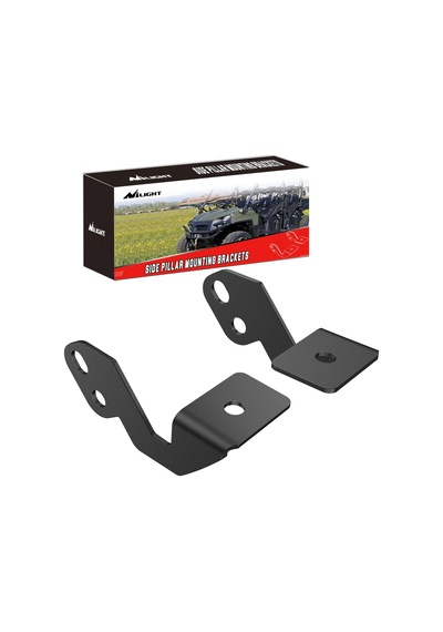 Nilight 2 Adet Yan Direk Montaj Braketleri Led Metal Montaj Braketleri Utv Off Road 2014-2018 Polaris Rzr Xp 1000 Rzr 900, 2 Yıl  90045b Siyah