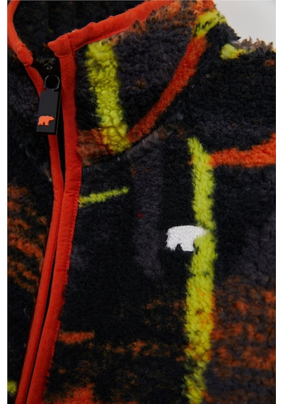 Bad Bear Vernon Siyah Çocuk Full-zip Polar Sweatshirt SIYAH