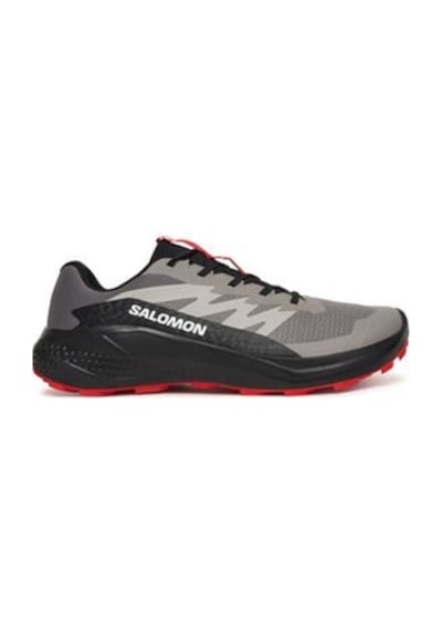 Salomon Alphaglıde Cloudburst/black/fiery Red Erk Patika Koşusu Ayakkabısı L48000800 Gri