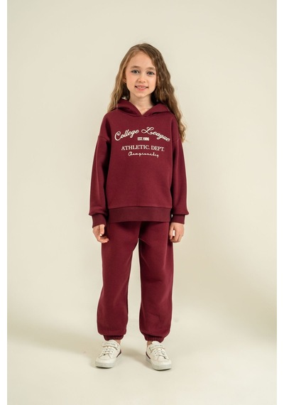 Rolypoly Kız Çocuk College League Mor Eşofman Takımı Rp3925-c-v2 Rp3925-c-v2