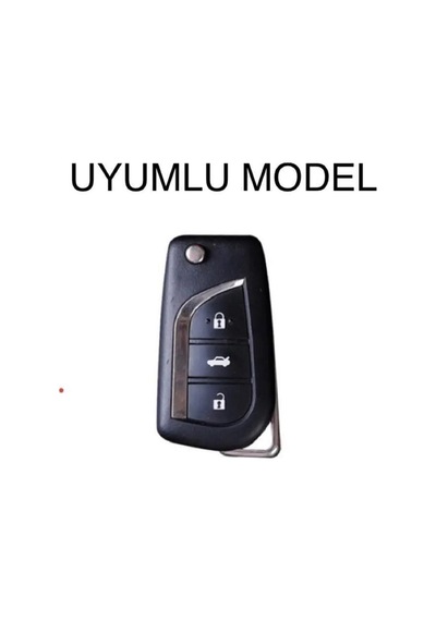 Toyota Corolla Auris Yaris Verso Avensis Aygo Hilüx Nano Anahtar Koruma Kılıfı Siyah Gold Altın Renk